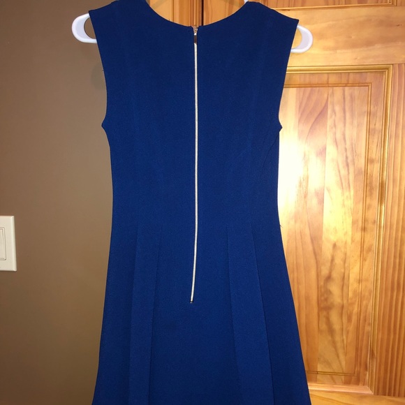 CLASSY ROYAL BLUE DRESS - Picture 2 of 3